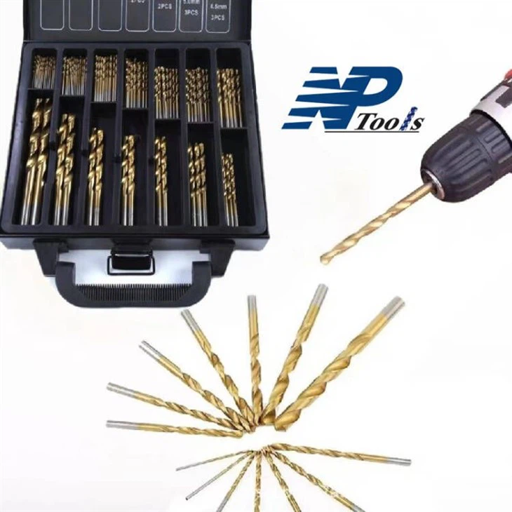 99pcs Straight Shank Twist Drill With Iron Box